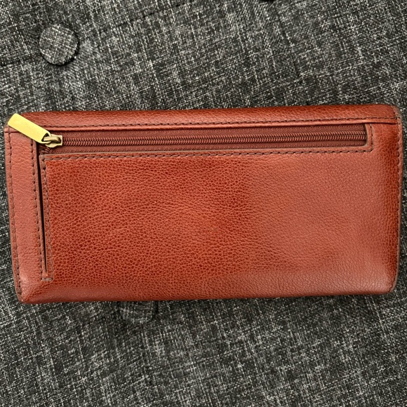 NEW! Fossil Brown Leather Wallet - Picture 5 of 9